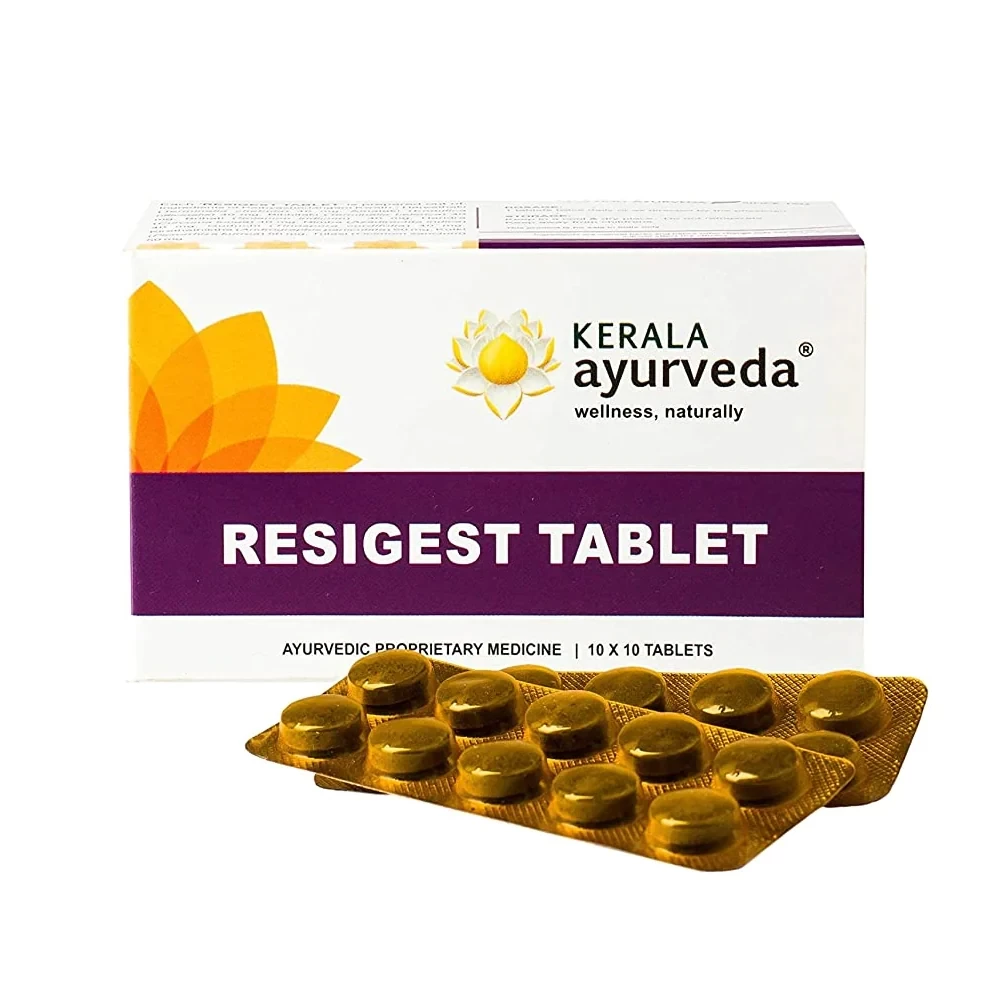 Kerala Ayurveda Resigest Tablet, 100 Tablets-1.webp
